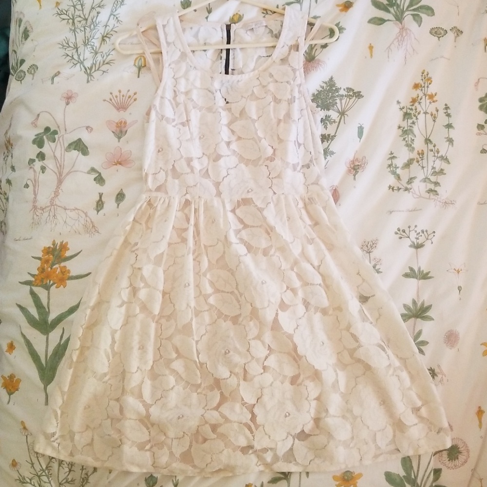 Off White Lace Dress